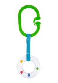 Resim Babyjem Pusete Asılabilir Oval Sesli Çıngırak Kırmızı 