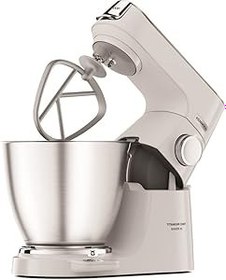 Resim Kenwood Titanium Chef Baker XL Mutfak Şefi Beyaz 7 Lt Paslanmaz Çelik Geniş Hazne KVL65.001WH - Stand Mikser, Hamur Yoğurma Makinesi, Entegre Tartı, 1200 Watt 