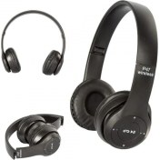 Resim Pazariz P47 Kulak Üstü Bluetooth Kulaklık 5.0 Siyah 