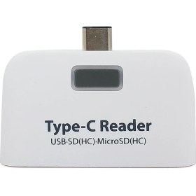 Resim Alfais 4941 Type C Usb 3.1 Kart Okuyucu Micro Usb Sd Card Reader Çevirici 