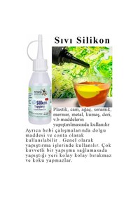 Resim Sıvı Silikon Yapıştırıcı 250 Ml 2 Adet Brons Silikon Yapıştırıcı Sıvı 250 Gr Plastik Cam Mermer Kağıt Karton Tahta Köpük 