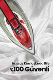 Resim GoldMaster Twist 2600 Watt Seramik Tabanlı 160 Gr Etkili Şok Buharlı Ütü 