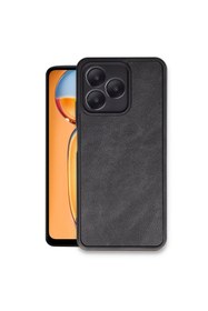 Resim artlab Art Realme Note 50 4G Kılıf Aras Deri Kapak - Siyah Lab 