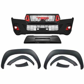 Resim Toyota Hilux Revo 2016+ Rocco TRD Body Kit (Panjur-Tampon-Dodik Seti) 