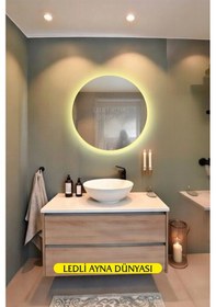 Resim 70 Cm Günışığı Şık Banyo Aynası Led Günışığı Diğer 