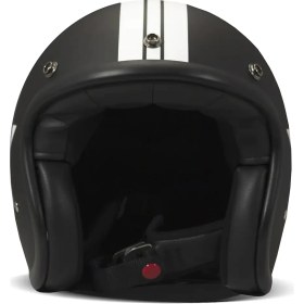 Resim DMD Jet Retro Star Black Açık Motosiklet Kaskı 