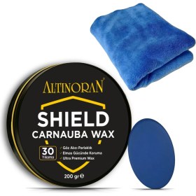 Resim Altın Oran Shıeld Carnauba Wax – Elmas Katkılı Seramik Wax & Araba Cilası | Premium Oto Cila, Profesyonel Araç Boya Koruma Wax | Yüksek Parlaklık, Hidrofobik Su Itici 200GRM 