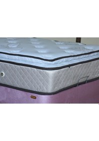 Resim Baza TayTüyü PEMBE Model Silinir Kapitone başlık Metal Fırın Boya Ortopedik Yatak 90*190cm El Yapım 