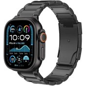 Resim Haino Teko Watch Ultra 2 Amoled Ekran WaterProof 3 Kordonlu Akıllı Saat 1Gb Hafıza Titanyum Siyah 