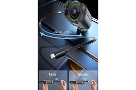 Resim Twin Store LED Işık Aydınlatmalı 45W Hava Nemlendirici 5’1 Arada Şarj Cihazı Araç Içi Çakmaklık Şarj Aleti 