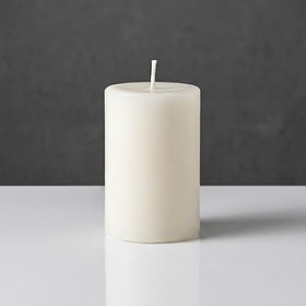 Resim Silindir Blok Dekoratif Mum Bal Mumu ve Soya İçerikli Modern Mum 