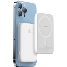 Resim WIWU Sc5000a 5000 Mah Magsafe Powerbank 15w Kick Standlı Kablosuz Magnetik Hızlı Şarj Cihazı 