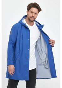 Resim T Rain Pu Raincoat L Beden Mavi Erkek Yağmurluk Çok Renkli 