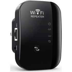 Resim Kebidumei Kablosuz Sinyal Güçlendirici Wifi Genişletici Küçük Ağ Tekrarlayıcı Black Ab Fişi 