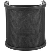 Resim Yifomall Profesyonel Metal Mikrofon Rüzgar Koruyucu - Vokal Kayıtlarında Ses Kalitesini Artırır 