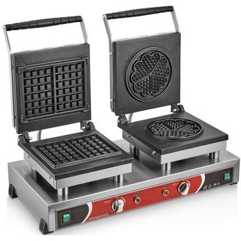 Kutlu Çiftli Çiçek+kare Waffle Makinesi