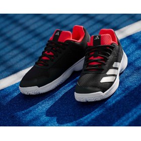 Resim adidas Courtflash K Genç Tenis Ayakkabısı JR4451 Siyah 