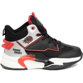 Resim Cool London Siyah Bağlı Erkek Çocuk Basketbol Ayakkabı Siyah 