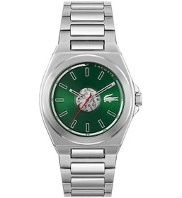Resim Lacoste 2011335 Quartz Çelik Gri Yeşil Kadran 42 Mm Erkek Kol Saati 