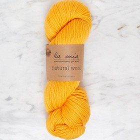 Resim La Mia Natural Wool Sarı El Örgü İpi - L877 - 34401 