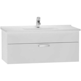 Resim VitrA S50 Lavabo Dolabı 100 Cm Tek Çekmeceli Parlak Beyaz 56070 