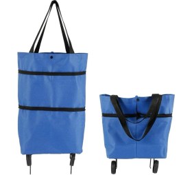 Resim Sunup SN-14669 Tekerlekli Katlanabilir Pratik Pazar Çantası 