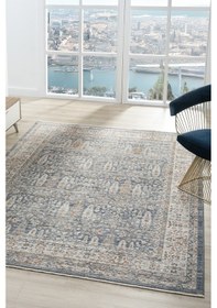 Resim Peru Mavi Halı Salon Oturma Odası Çocuk Odası Yatak Odası Halısı 10207 Mavi 