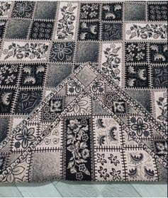 Resim Savan Dokuma Halı Örtüsü 6m² 200 300 Kale Siyah&pudra Siyah - Pudra 