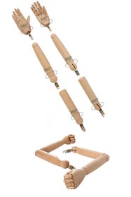 Resim Manken İstanbul 38 Beden Tel Kafalı Ahşap Kollu Pantolon Giyebilen Terzi Mankeni Vitrin Mankeni 