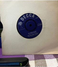 Resim The Rolling Stones - 19th Nervous Breakdown / As Tears Go By 1966 Uk Press 45'lik Plak 