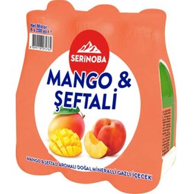 Resim Serinoba Mango&Şeftali Maden Suyu 6x200 Ml 