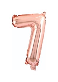Resim 34" Folyo Rakam 76cm "7" Rose Gold Rose Gold 