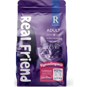 Resim Real Friend Derma Care Hypoallergenic Salmon 32/15 Kedi Maması 1,5 Kg 