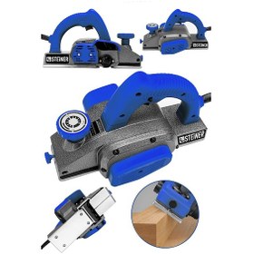 Resim Steiner 3400 Watt Çift Bıçaklı Planya Rende Makinesi Mavi 