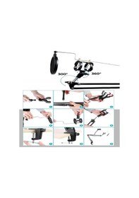 Resim Set-01 - Trust 20378 için Mikrofon Standı + Pop Filtre Shock Moun 