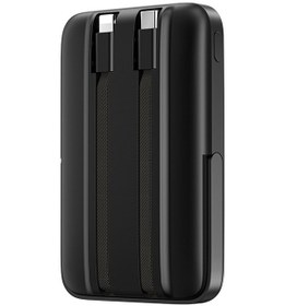 Resim Wiwu Wi-p077 Pionner Serisi Wireless Şarj Ve Pd 20w Hızlı Şarj Standlı Powerbank 15w 10000mah Siyah Siyah 