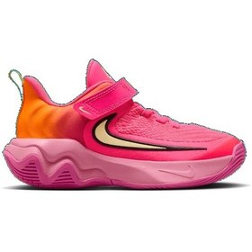 Resim Nike Giannis Immortality 4 Ps 'hyper Pink Total Orange' Cırtlı Çocuk Basketbol Ayakkabısı-sportxstore Pembe 