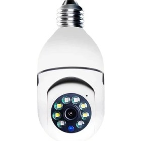 Resim Gabya 360 Ptz Ip Kamera Gece Görüş Kablosuz Akıllı Ampul Wifi Camera 