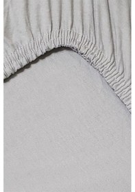 Resim 4 Adet 40 X 80 + 10 Cm Anne Yanı Lastikli Penye Kumaş Bebek Çarşafı-gri 