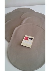 Resim Amerikan Servis Oval Plain 32 x 45 CM Zeytin Yeşili 1'li Yeşil 