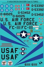 Resim F-102A Delta Dagger Case X 