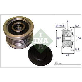 Resim Ina Alternatör Kasnak Rulmanlı 6-kanal Opel Astra J/ınsıgnıa/zafı N11.9888 