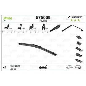 Resim VALEO 575009 Valeo First MULTIconnection Flat Blade FM65×1 650 mm 