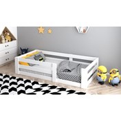 Resim Lullaby Montessori Çocuk Yatak 90x190 Yatak Uyumlu Mdf Y19-1 Karyola 