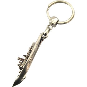 Resim Anahtarlık Sepeti Gemi Anahtarlık Fırkateyn - Nikel Oksit 