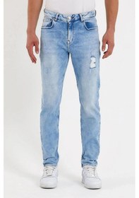 Resim Ltb Eddard Mullen Wash Erkek Jean Pantolon Mavi 