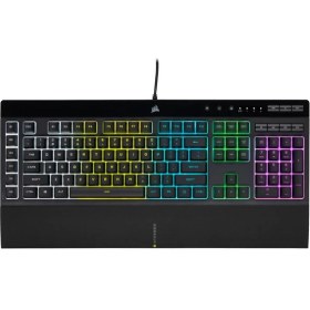 Resim Corsair K55 CH-9226765-TR Rgb Pro Membrane Türkçe Rgb Gaming Klavye 