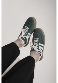 Resim Elisa Kauçuk Taban Kadın Spor Ayakkabı Yeşil Yeşil 