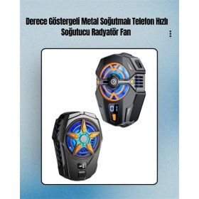 Resim Zcv Mey Ithalat® Cep Telefonu Radyatörü - Type-C, 2 Vitesli, Sessiz Soğutma Fanı ZNV2026 