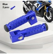 Resim Cloudstore Elektrikli Scooter Cnc Katlanır Ayaklık M8 Dişli Mavi Alaşım Aksesuar 